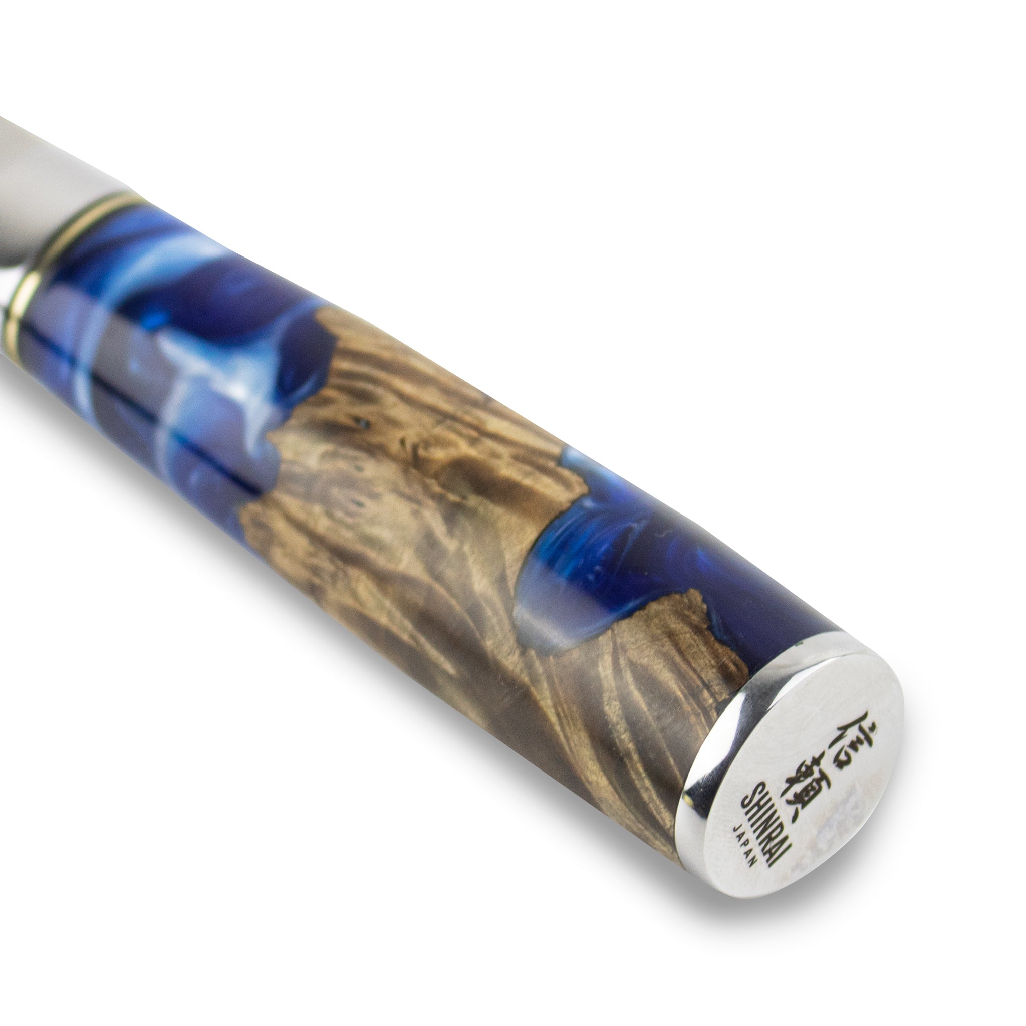 Sukomesser - Epoxy Sapphire - Damast Kochmesser 20 cm