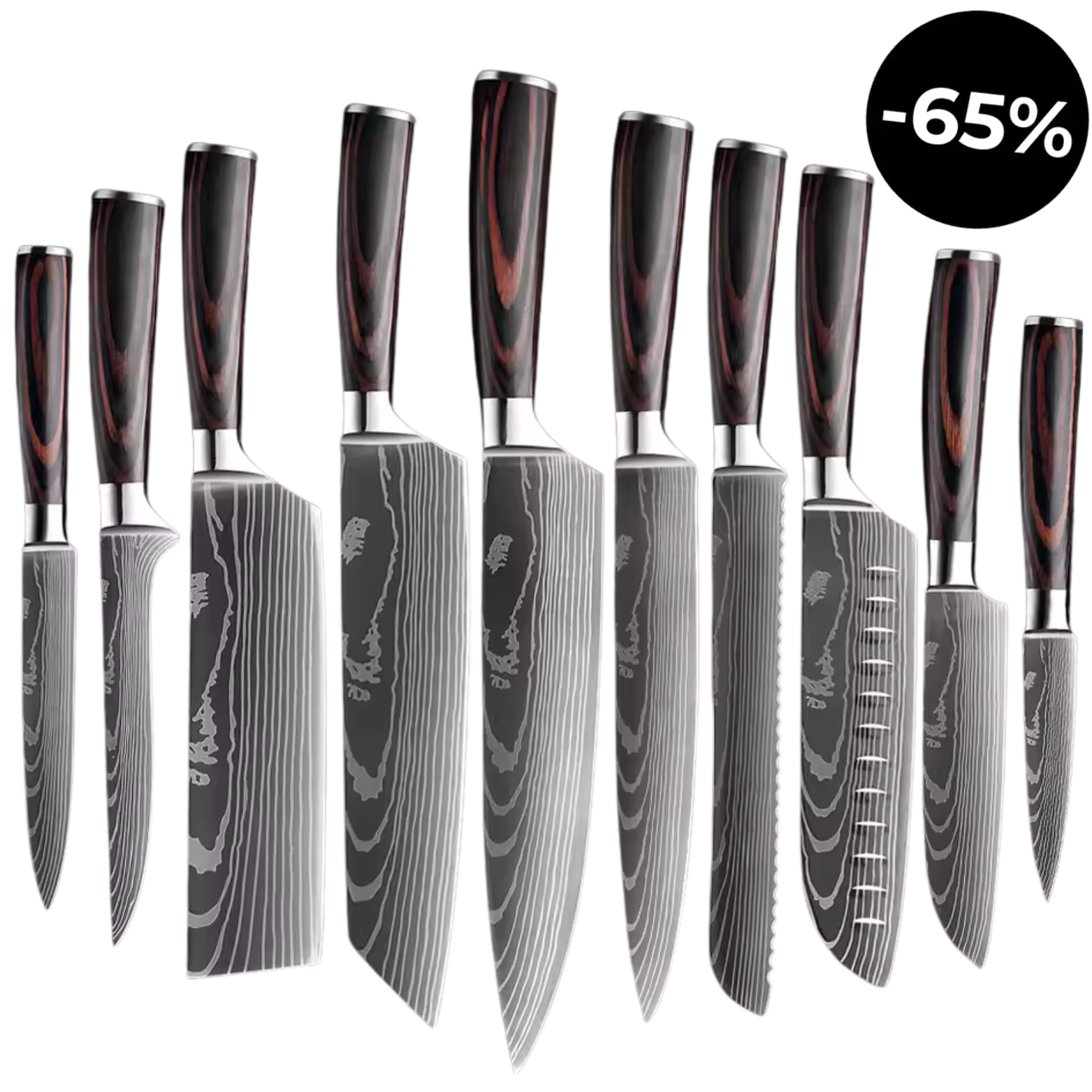 Bestes Messerset - Hochwertige Messer Set Für Köche - Gutes Küchenmesser Set - Shiburu Messer Für Haushalt