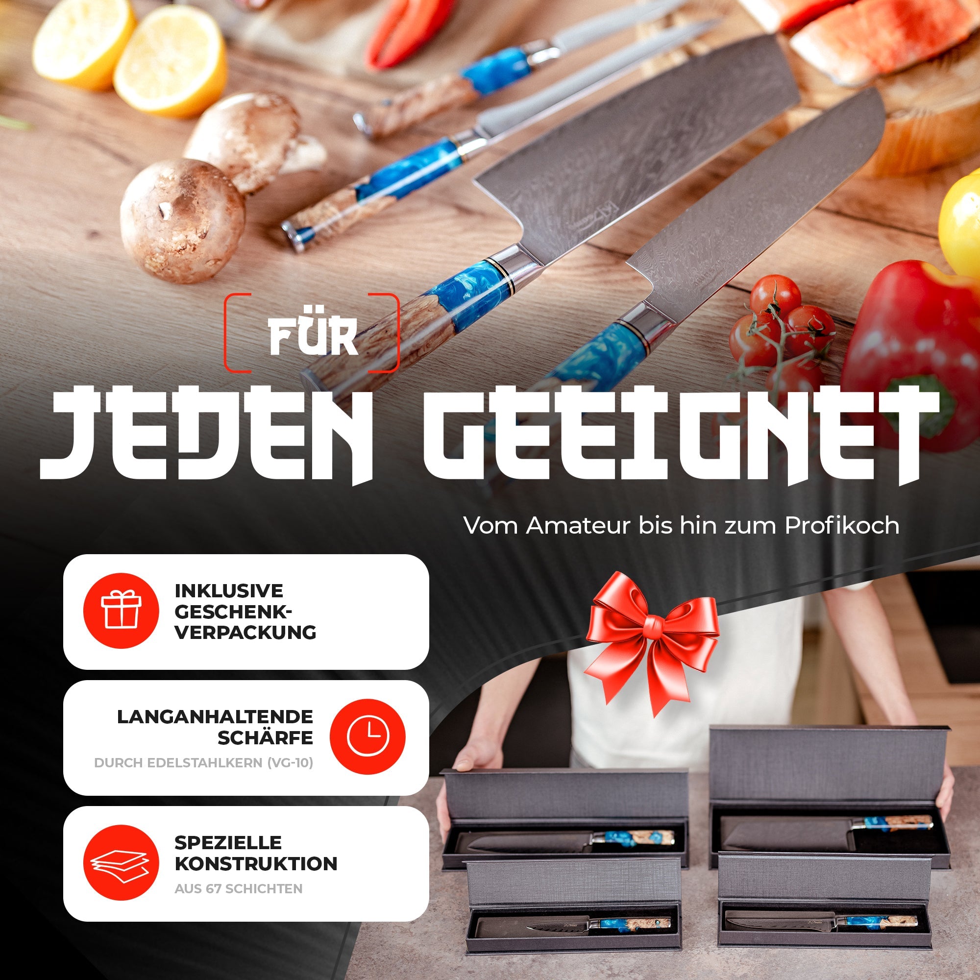 Exotic Set Saphir 4-teiliges