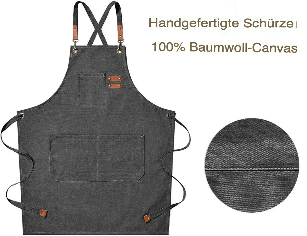 Sukomesser Canvas Küchenschürze - Komfort Langlebigkeit Stil