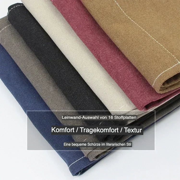 Sukomesser Canvas Küchenschürze - Komfort Langlebigkeit Stil