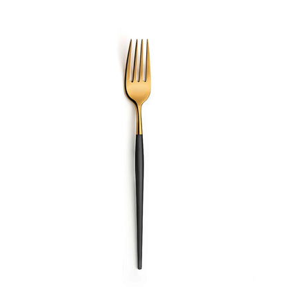 Amefa - Soprano 16-pcs Cutlery Set black/gold in Trend box Bestekset Amefa 