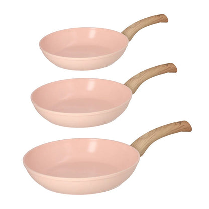 Cook & Pan - Blush Koekenpannenset 3-delig Pannenset Cook & Pan 