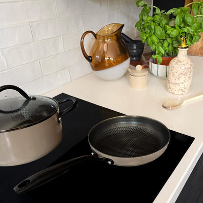 Cook & Pan - Honey Taupe of Mind Koekenpannenset 3-delig Pannenset Cook & Pan 