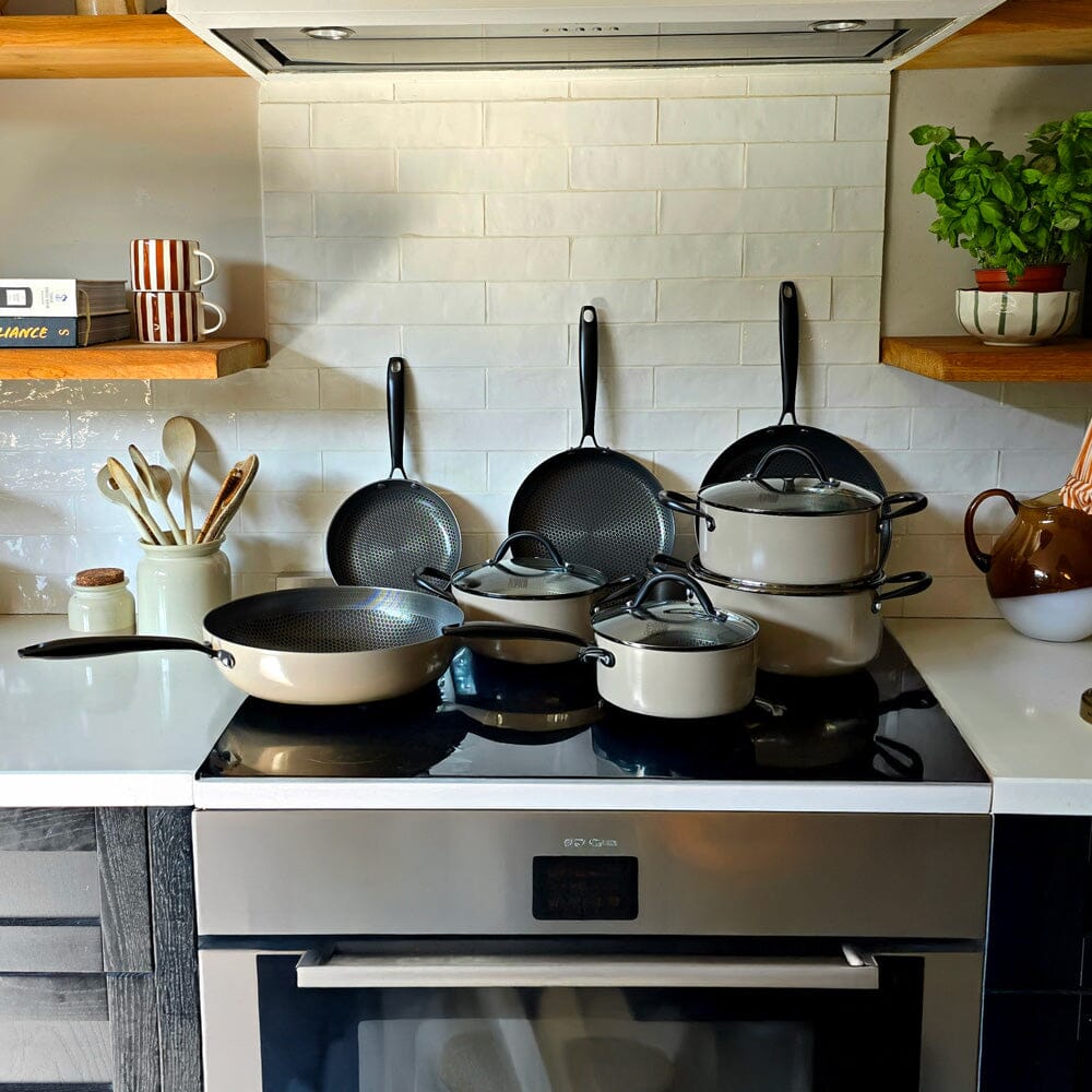 Cook & Pan - Honey Taupe of Mind Koekenpannenset 3-delig Pannenset Cook & Pan 