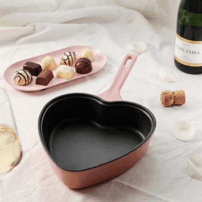 Cook & Pan - Love Gietijzeren Hartjes Koekenpan 24 cm Koekenpan Cook & Pan 