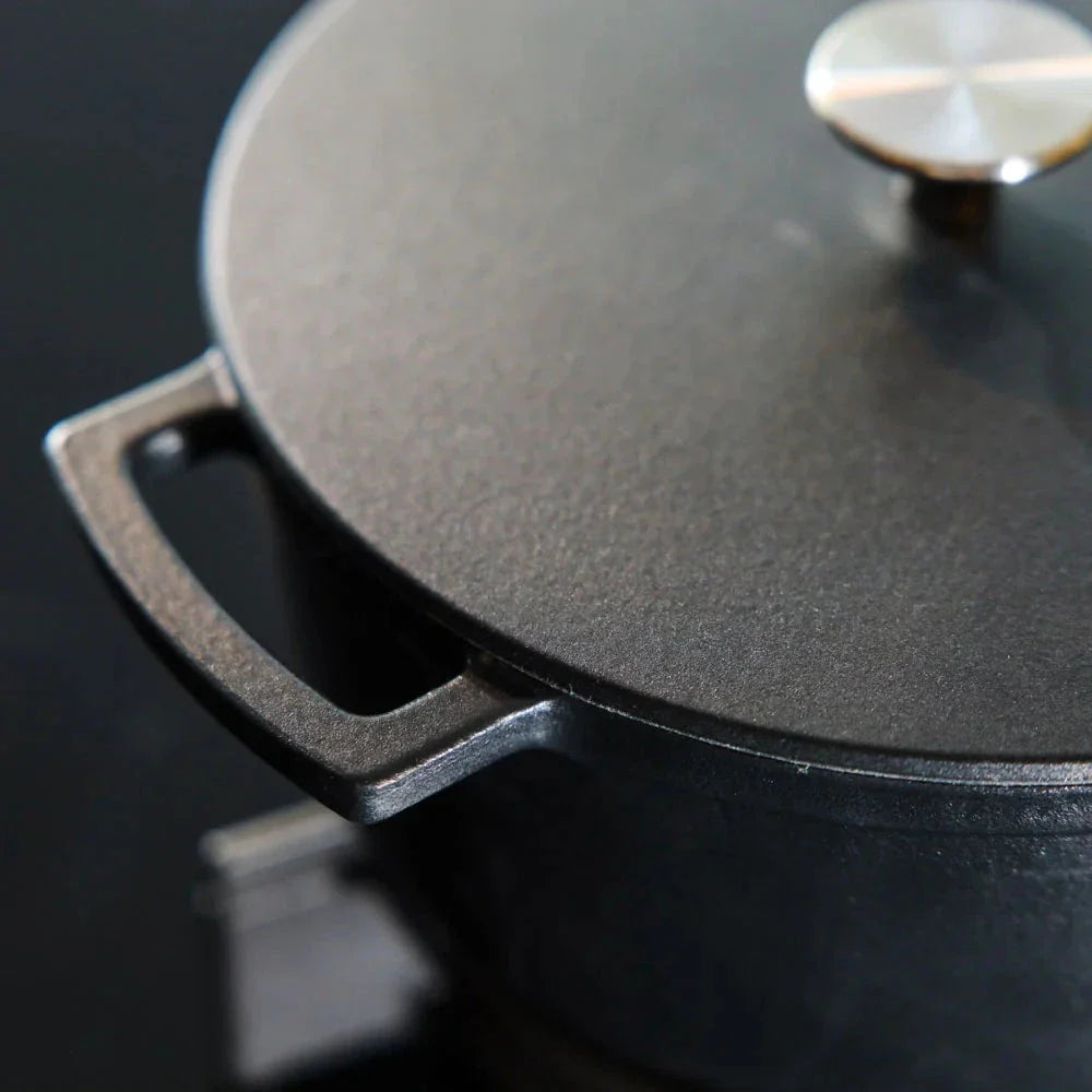 Cook & Pan - Signature Gietijzeren Braadpan 24 cm - 4 liter Braadpan Cook & Pan 