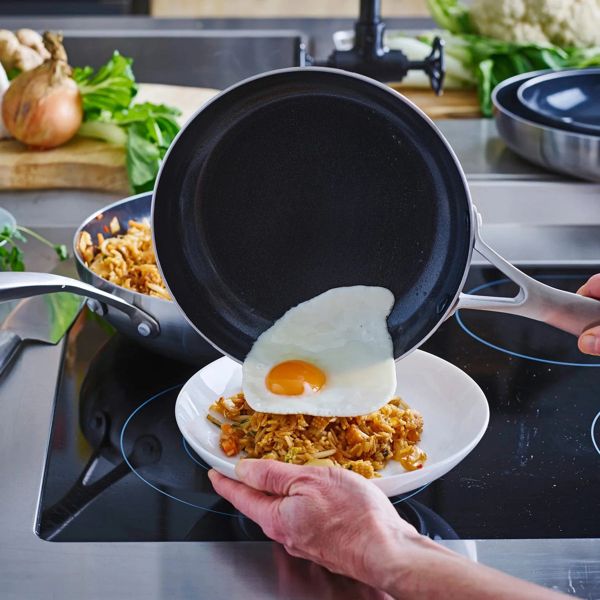 GreenPan - Geneva 2-delige Koekenpannenset 18/28 cm Pannenset GreenPan 