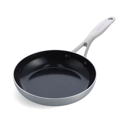 GreenPan - Geneva 4-delige Pannenset 24/24/28 cm - koekenpan + stoofpan met deksel + wokpan Pannenset GreenPan 