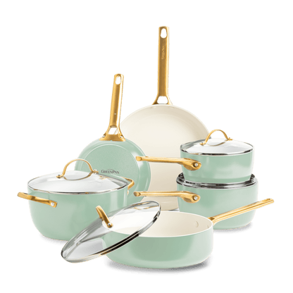 GreenPan - Padova Mint Green 10-delige Pannenset Pannenset GreenPan 