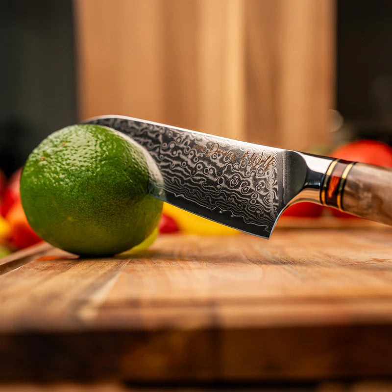 Damast Messerset "Resin"