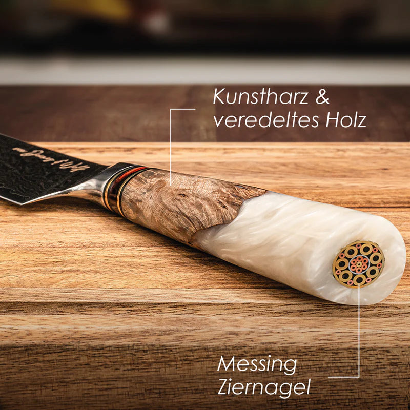 Damast Messerset "Resin"
