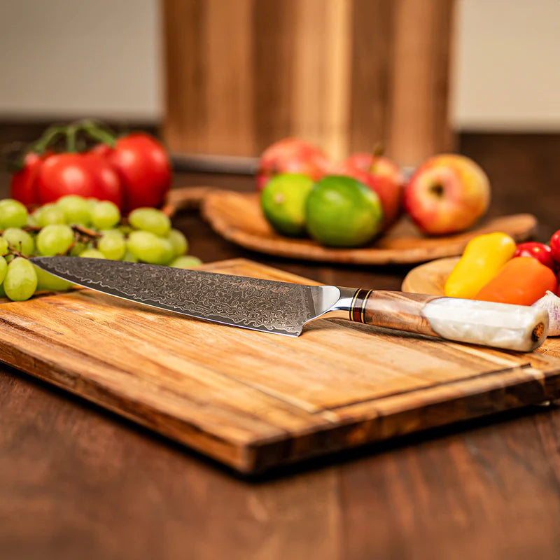 Damast Messerset "Resin"