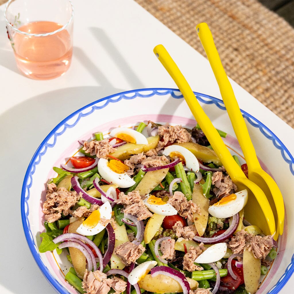 &Klevering - Saladeschaal boavista blauw Schalen &Klevering 