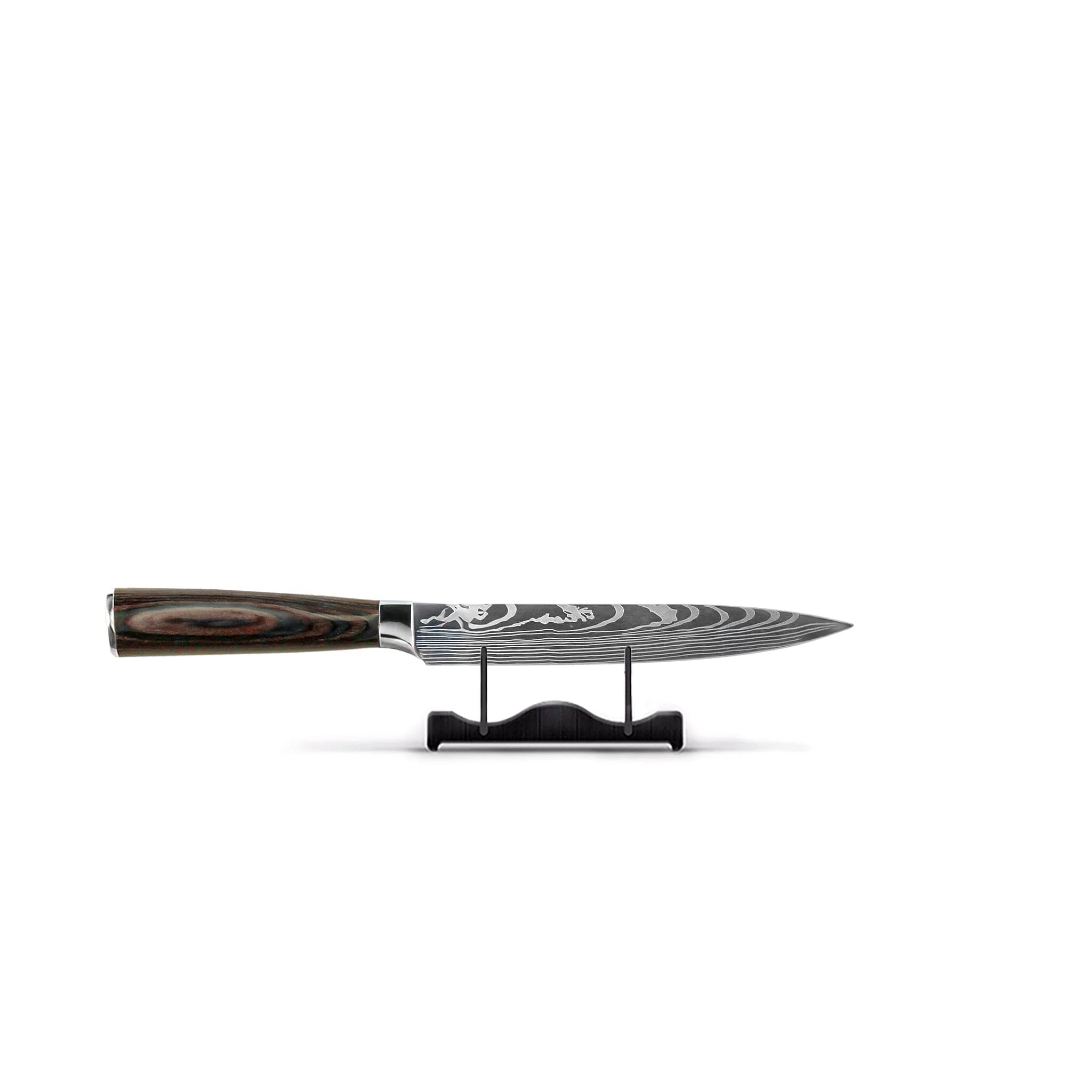 Sukomesser - Damascus Print 7-teiliges Messerset + Messerblock Rotate