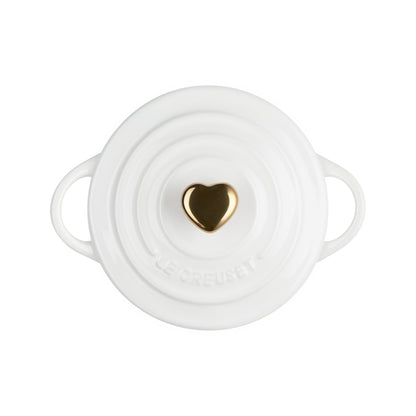 Le Creuset - Mini Braadpan - Valentijn - Wit Le Creuset 