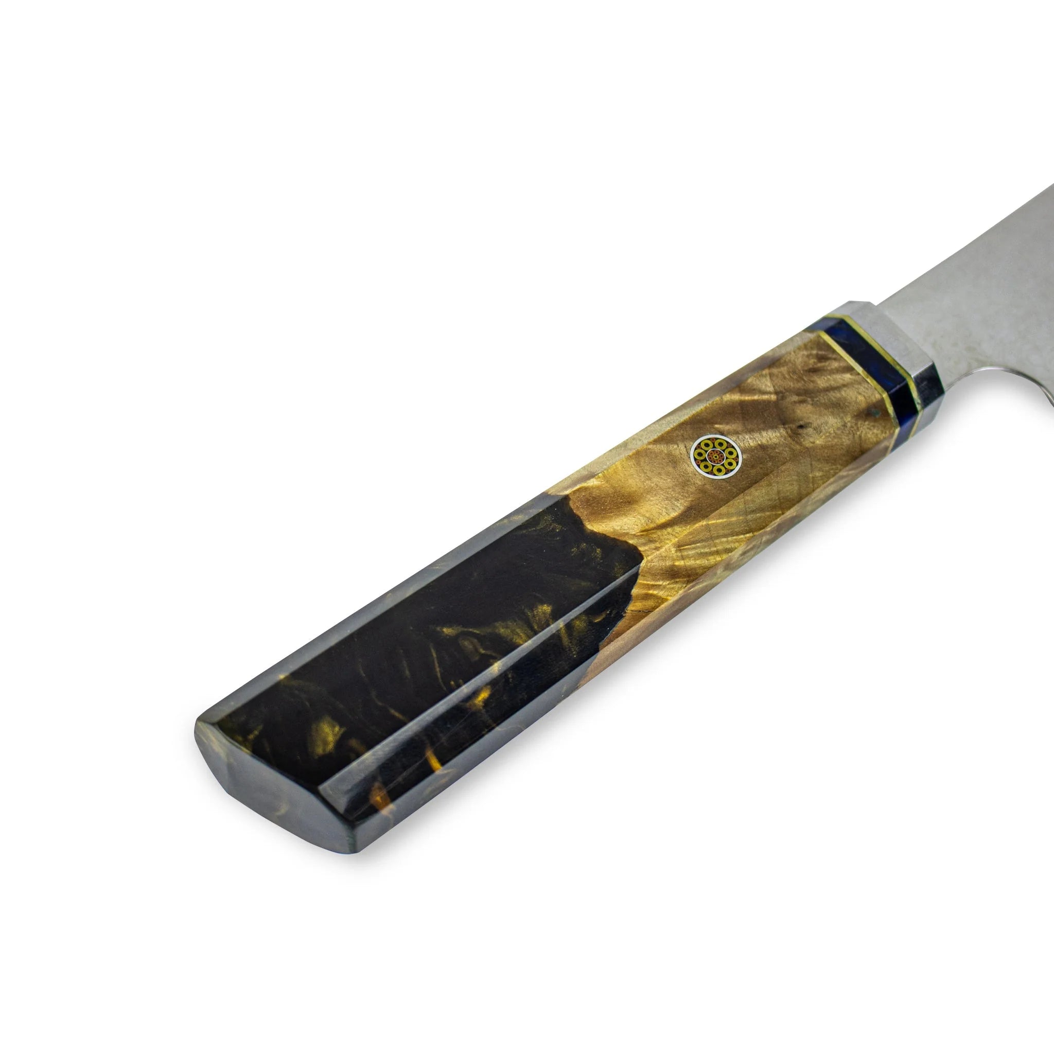 Sukomesser - Onyx Oktagon Damast Kiritsuke Messer 23 CM - Kiritsuke