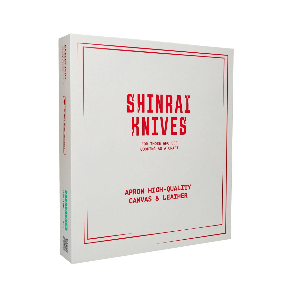 Shinrai Knives - Schort Hoogwaardig Canvas & Leer Bruin Schort Shinrai Knives 