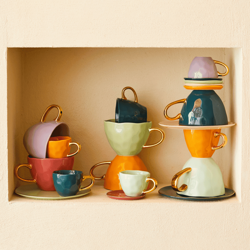 Urban Nature Culture - Good Morning - Cappuccino Mok - Blue Green Urban Nature Culture 